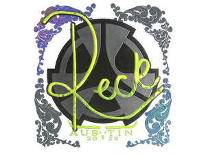 Sticker | reck (Holo) | Austin 2025