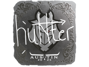 Sticker | huNter- (Foil) | Austin 2025