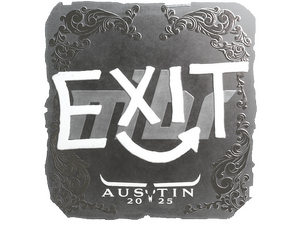Sticker | exit (Foil) | Austin 2025