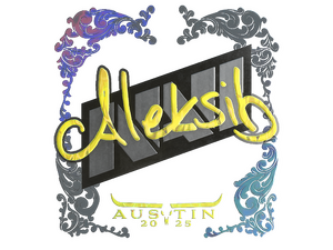Sticker | Aleksib (Holo) | Austin 2025