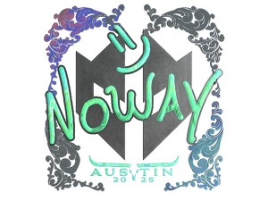 Sticker | noway (Holo) | Austin 2025