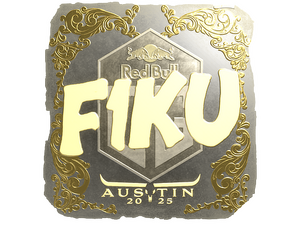 Sticker | F1KU (Gold) | Austin 2025