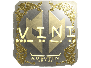 Sticker | VINI (Gold) | Austin 2025