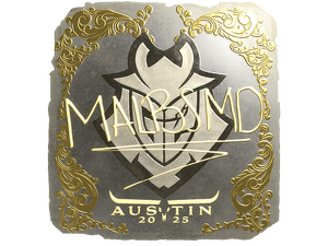 Sticker | malbsMd (Gold) | Austin 2025