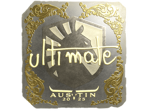 Sticker | ultimate (Gold) | Austin 2025