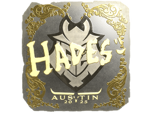 Sticker | hades (Gold) | Austin 2025