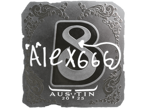 Sticker | alex666 (Foil) | Austin 2025