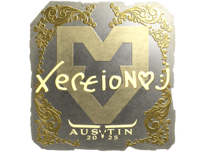 Sticker | xertioN (Gold) | Austin 2025