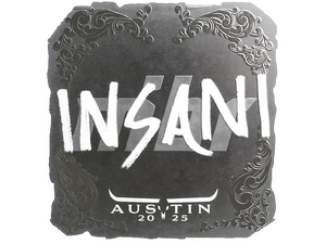 Sticker | insani (Foil) | Austin 2025