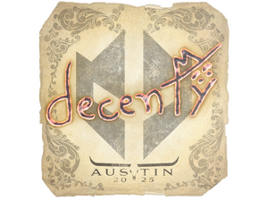 Sticker | decenty | Austin 2025