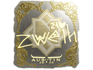 Sticker | zweih (Gold) | Austin 2025