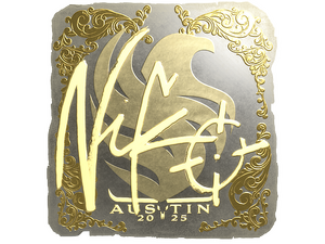 Sticker | NiKo (Gold) | Austin 2025