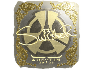 Sticker | Swisher (Gold) | Austin 2025