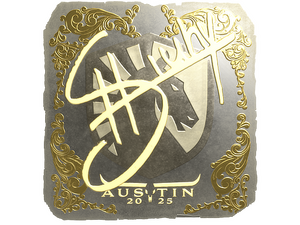 Sticker | siuhy (Gold) | Austin 2025