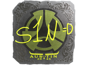 Sticker | s1n (Foil) | Austin 2025