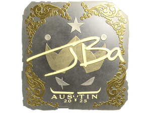 Sticker | JBa (Gold) | Austin 2025
