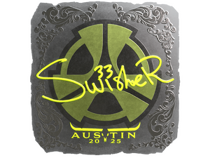 Sticker | Swisher (Foil) | Austin 2025