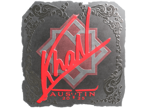 Sticker | khaN (Foil) | Austin 2025