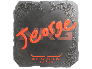 Sticker | jeorge (Foil) | Austin 2025