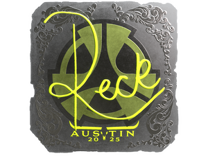 Sticker | reck (Foil) | Austin 2025