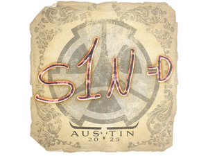 Sticker | s1n | Austin 2025