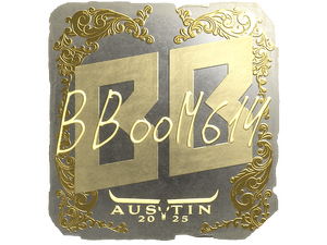 Sticker | Boombl4 (Gold) | Austin 2025