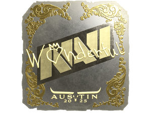 Sticker | w0nderful (Gold) | Austin 2025