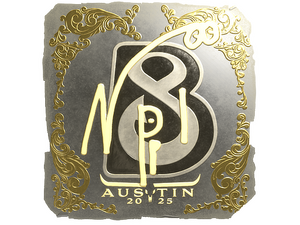 Sticker | npl (Gold) | Austin 2025