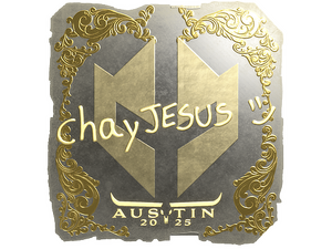 Sticker | chayJESUS (Gold) | Austin 2025