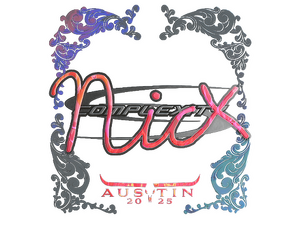 Sticker | nicx (Holo) | Austin 2025