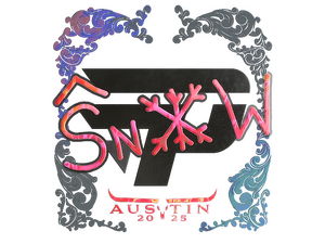 Sticker | snow (Holo) | Austin 2025