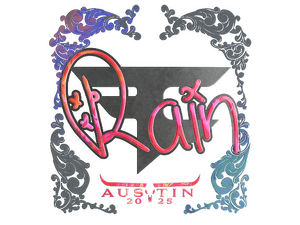 Sticker | rain (Holo) | Austin 2025