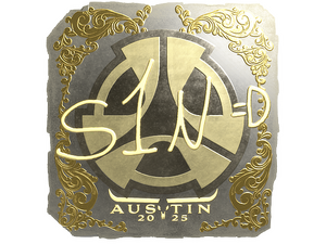 Sticker | s1n (Gold) | Austin 2025