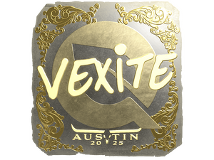 Sticker | vexite (Gold) | Austin 2025