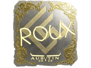 Sticker | ROUX (Gold) | Austin 2025