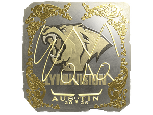 Sticker | EmiliaQAQ (Gold) | Austin 2025