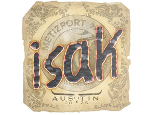 Sticker | isak | Austin 2025