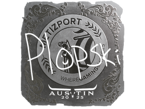 Sticker | Plopski (Foil) | Austin 2025