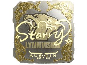 Sticker | Starry (Gold) | Austin 2025