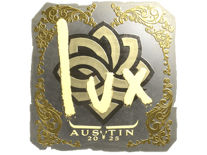 Sticker | lux (Gold) | Austin 2025