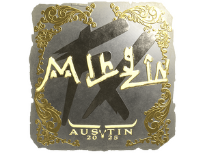 Sticker | mlhzin (Gold) | Austin 2025