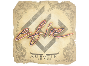 Sticker | efire | Austin 2025