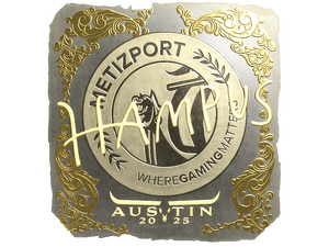 Sticker | hampus (Gold) | Austin 2025