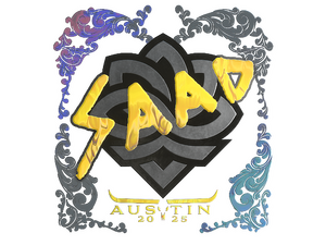 Sticker | saadzin (Holo) | Austin 2025