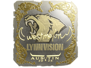 Sticker | westmelon (Gold) | Austin 2025