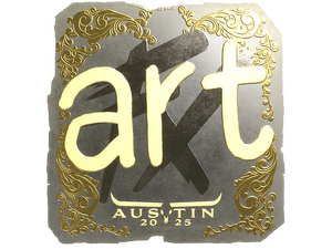 Sticker | arT (Gold) | Austin 2025