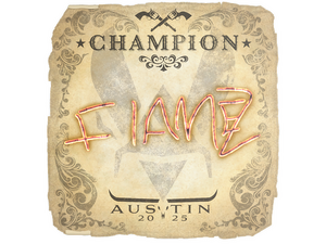 Sticker | FlameZ (Champion) | Austin 2025