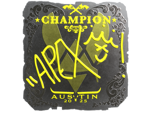 Sticker | apEX (Foil, Champion) | Austin 2025