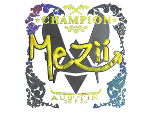 Sticker | mezii (Holo, Champion) | Austin 2025