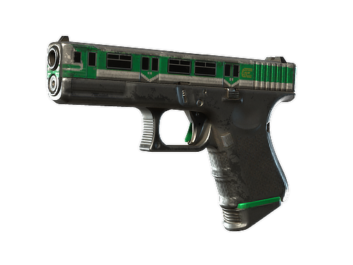 Souvenir Glock-18 | Green Line (Well-Worn)